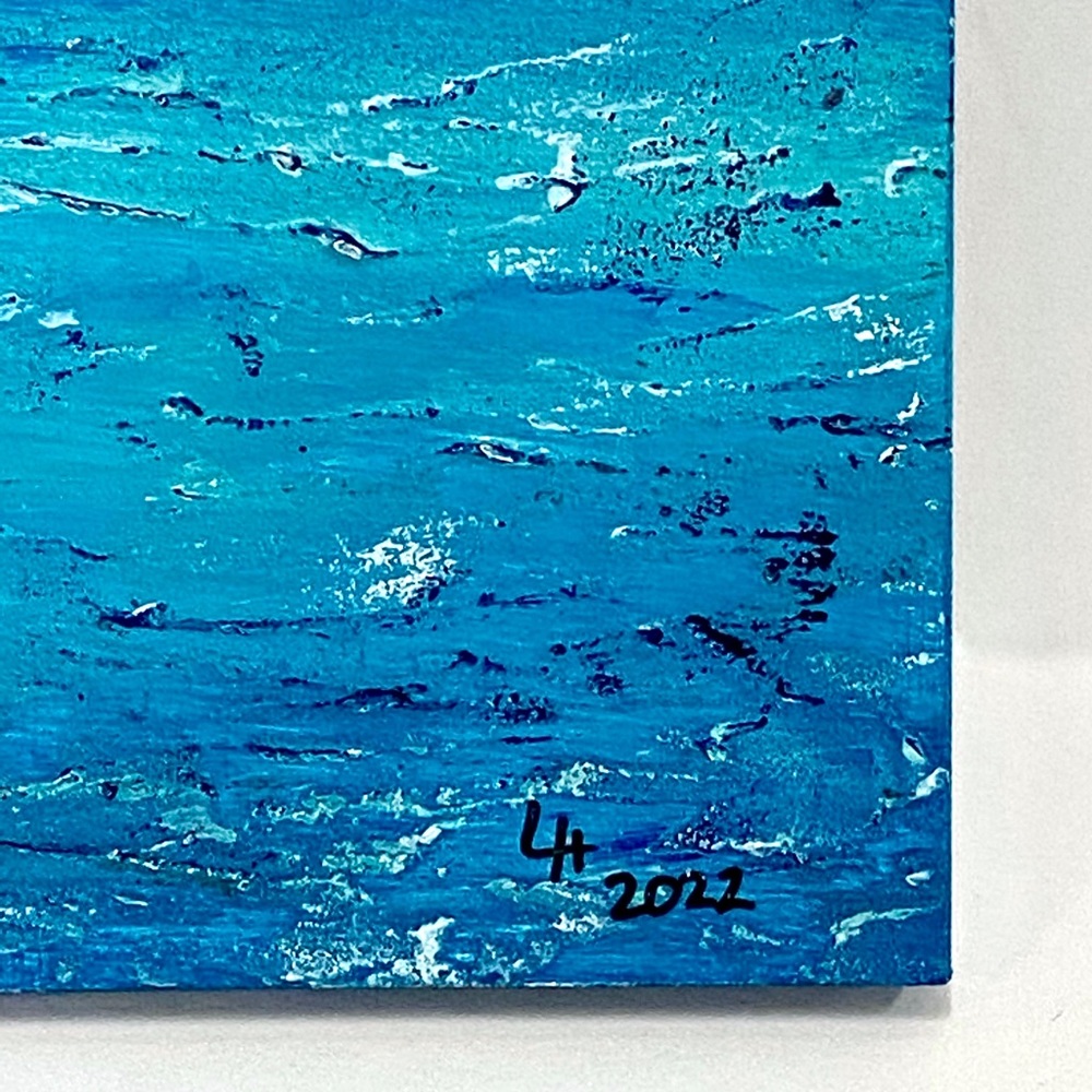 Original Acrylic Landscape Art on 7.5” x 9” Reclaimed Wood - Picture 2 of 10